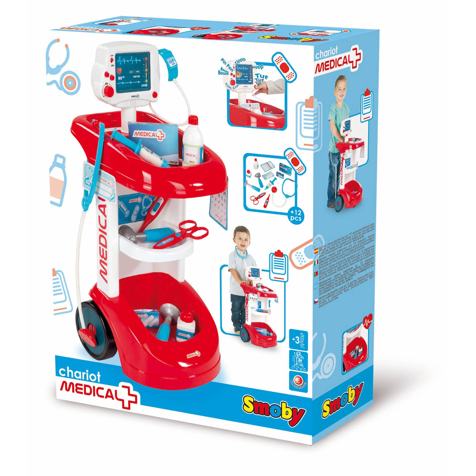 Simba 12 Piece Electronic Doctor's Trolley